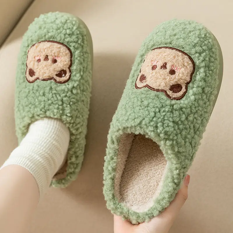 Cotton Slippers for Men, Winter 2026 New Model, Home Use, Warm, Non-Slip, Indoor Home, Winter Home Wool Slippers for Men - Image 5