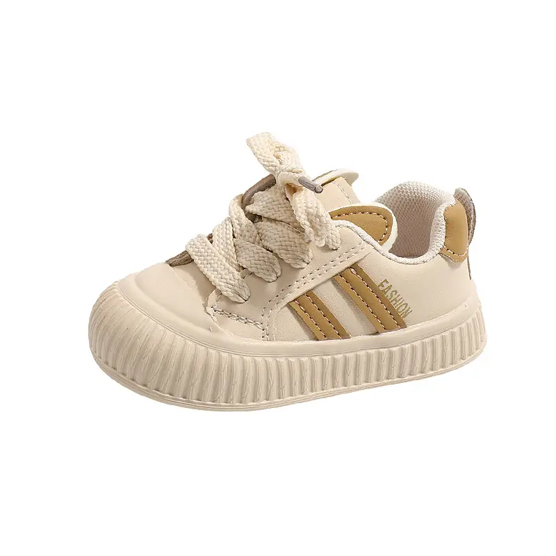Baby Walking Shoes White Anti-Kick Casual