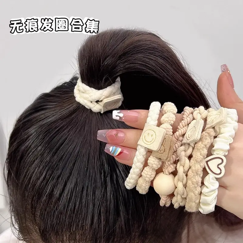 Black Braided Hair Bands Set for Women - Image 7