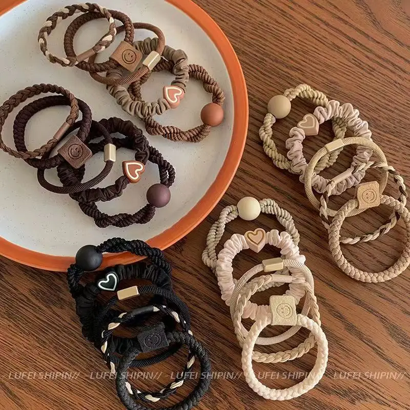 Black Braided Hair Bands Set for Women — feature 1