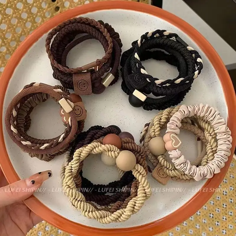 Black Braided Hair Bands Set for Women — feature 2