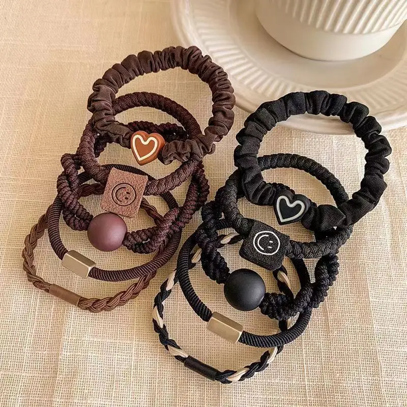 Black Braided Hair Bands Set for Women — feature 4