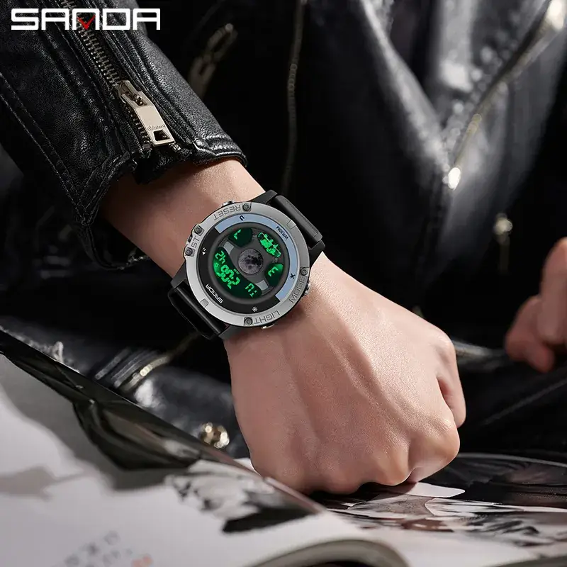 Sanda Multi-Functional Sport Watch with Waterproof Design - Image 5