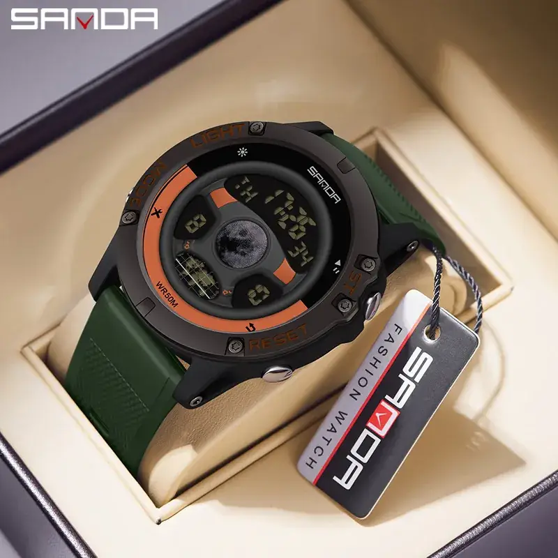 Sanda Multi-Functional Sport Watch with Waterproof Design - Image 6