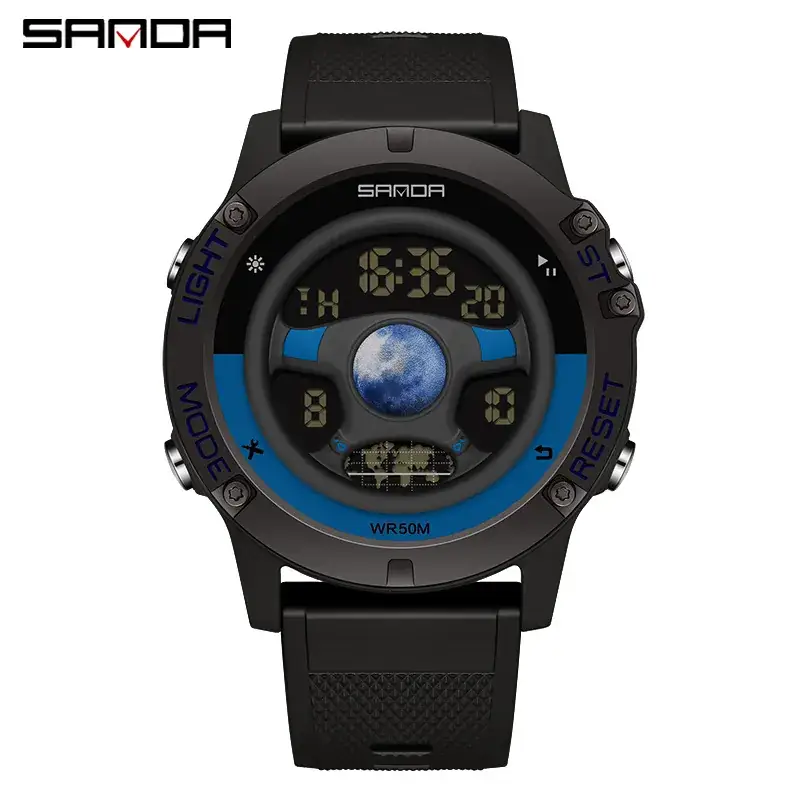 Sanda Multi-Functional Sport Watch with Waterproof Design - Image 8