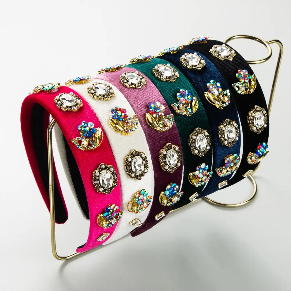 Diamond Encrusted Hair Band for Women European American New - Image 7