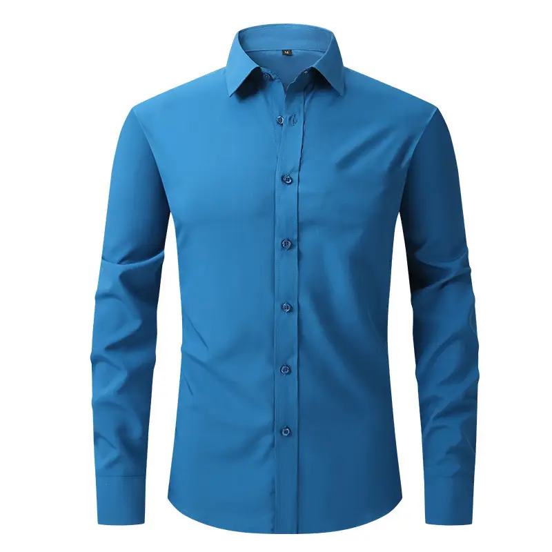 Men's Lavender Formal Shirt No Iron Anti Wrinkle Business — feature 11