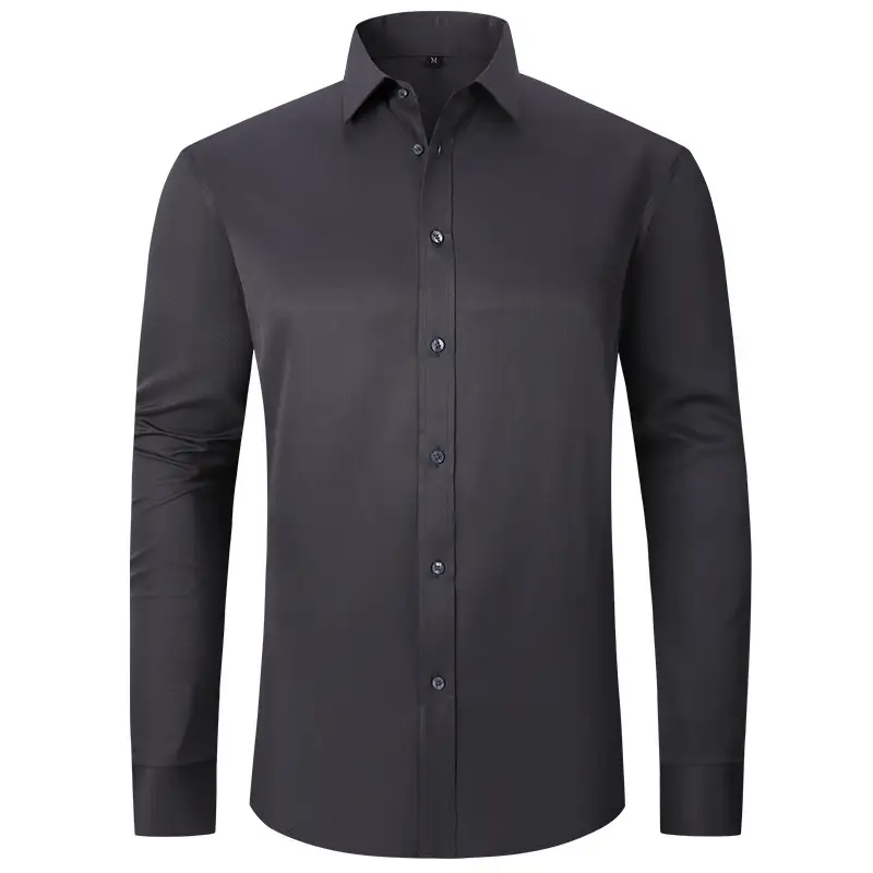 Men's Lavender Formal Shirt No Iron Anti Wrinkle Business — feature 12