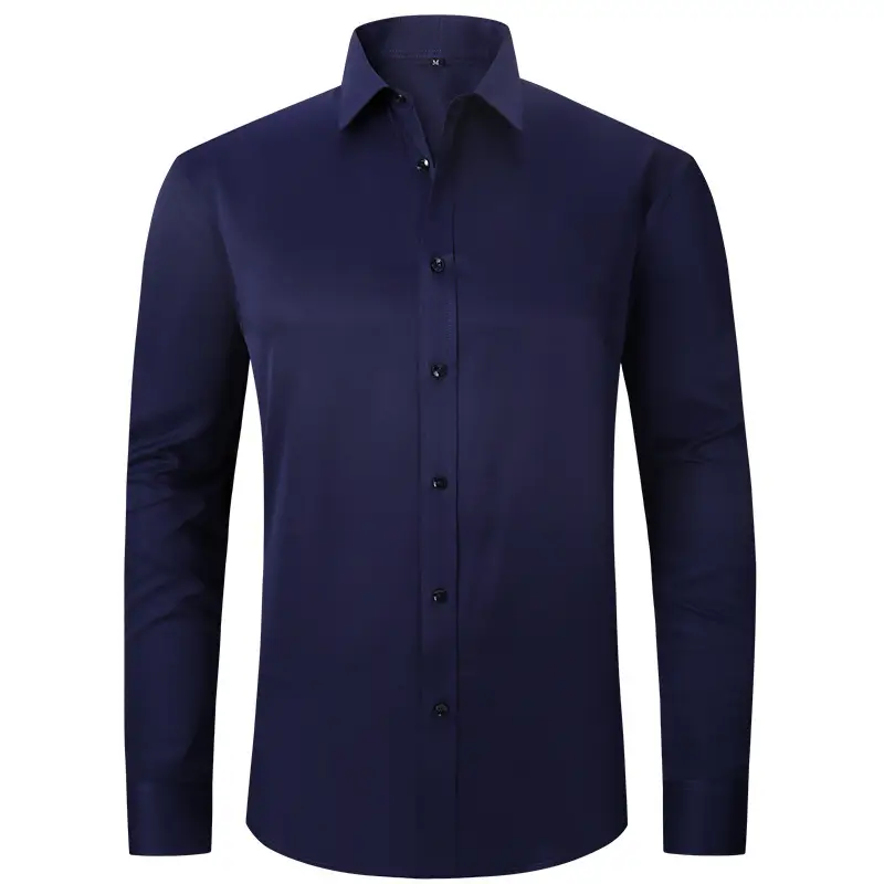 Men's Lavender Formal Shirt No Iron Anti Wrinkle Business — feature 13