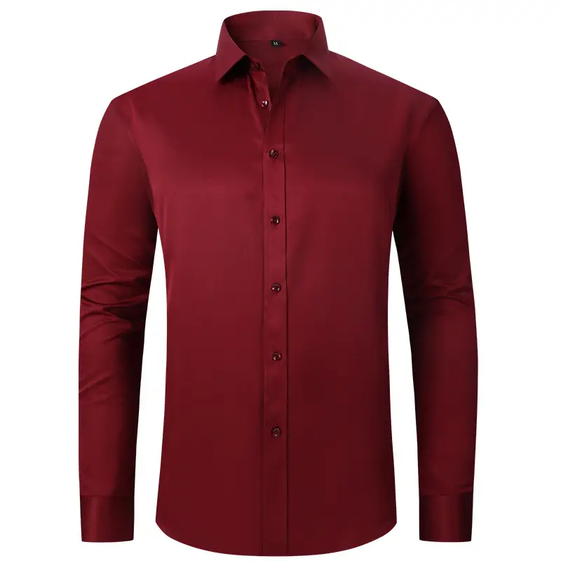 Men's Lavender Formal Shirt No Iron Anti Wrinkle Business — feature 15