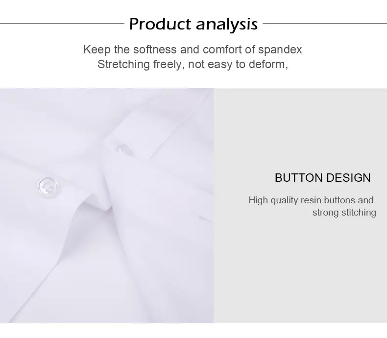 Men's Lavender Formal Shirt No Iron Anti Wrinkle Business — feature 2