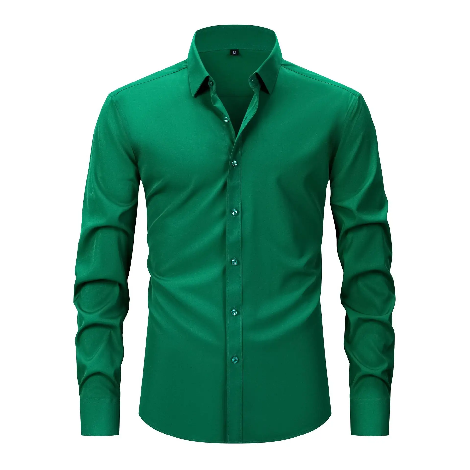 Men's Lavender Formal Shirt No Iron Anti Wrinkle Business - Image 13