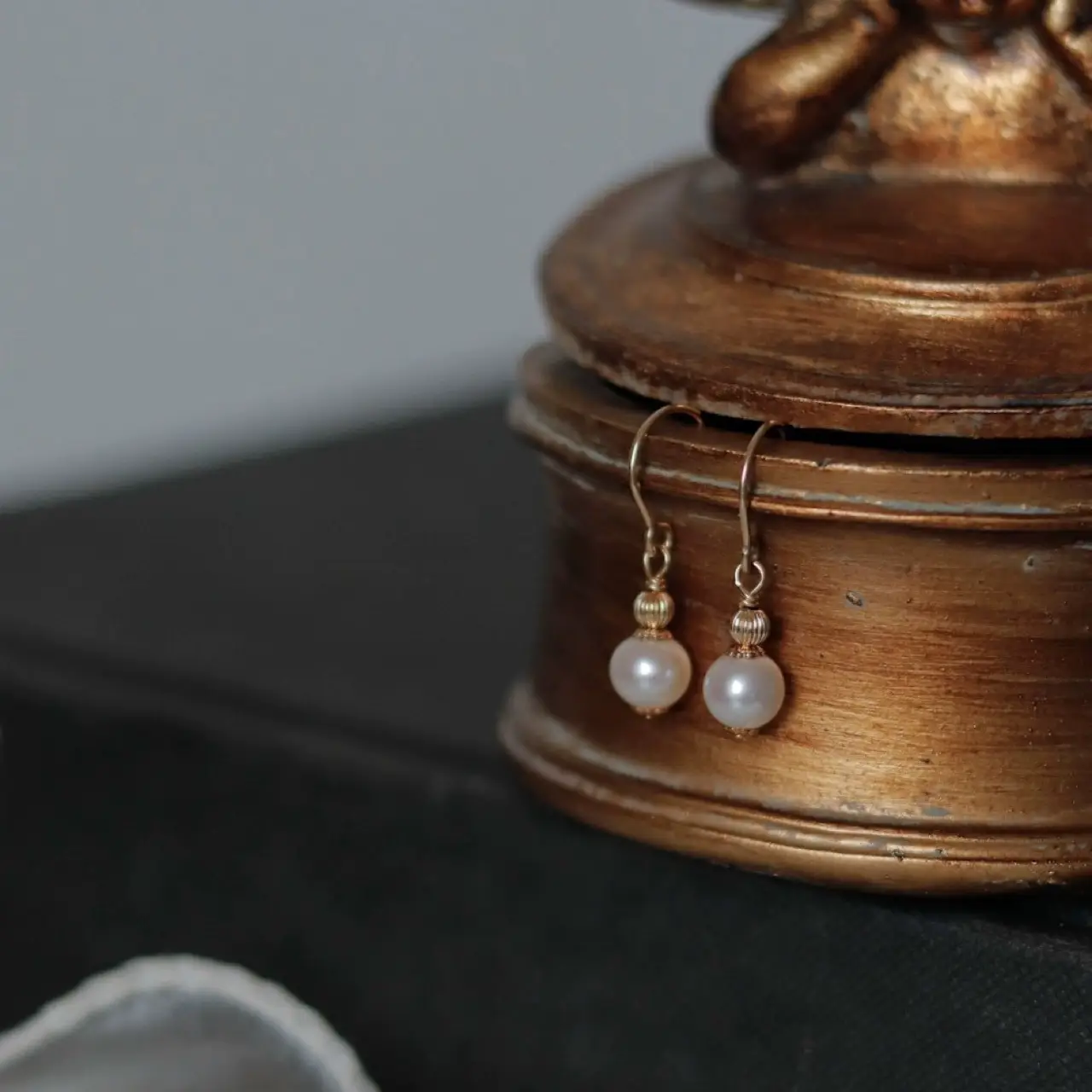 Natural Pearl Earrings Japanese Style All-Match Elegant Daily Ear Hook - Image 5