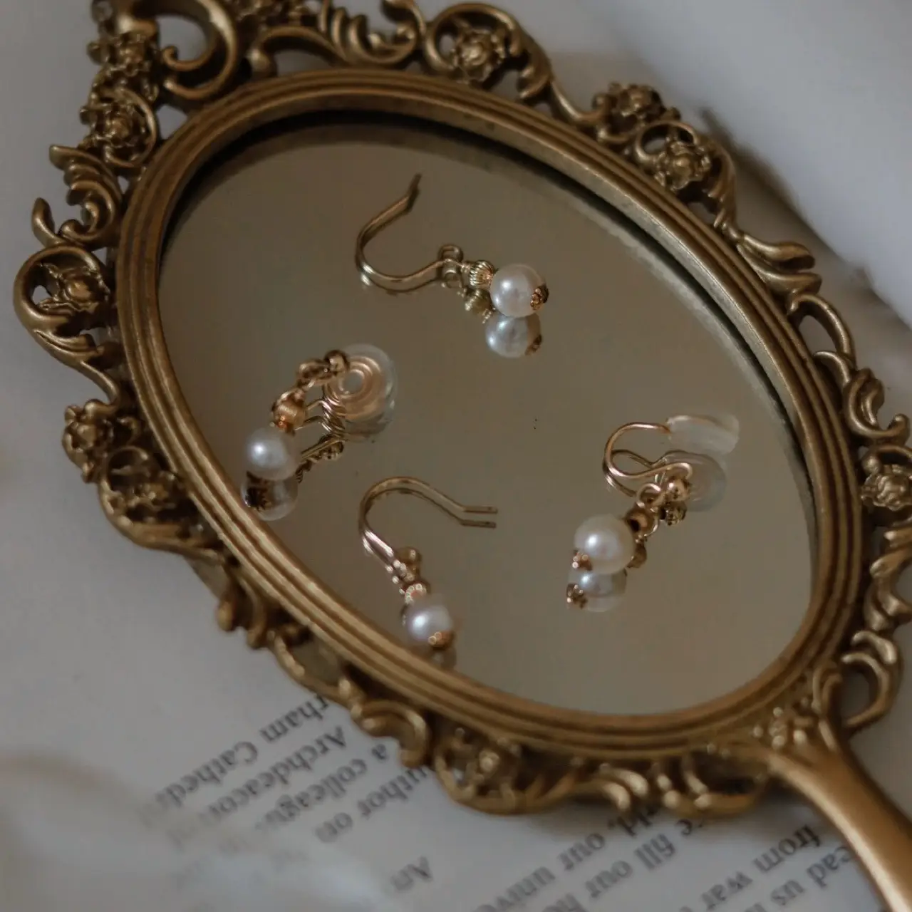 Natural Pearl Earrings Japanese Style All-Match Elegant Daily Ear Hook - Image 6