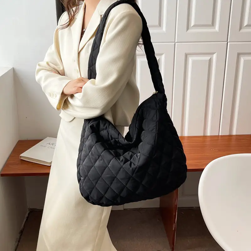 Women's Down Jacket Bag 2023 New Diamond Large Capacity - Image 6