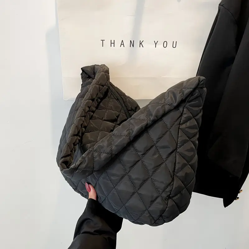 Women's Down Jacket Bag 2023 New Diamond Large Capacity - Image 2