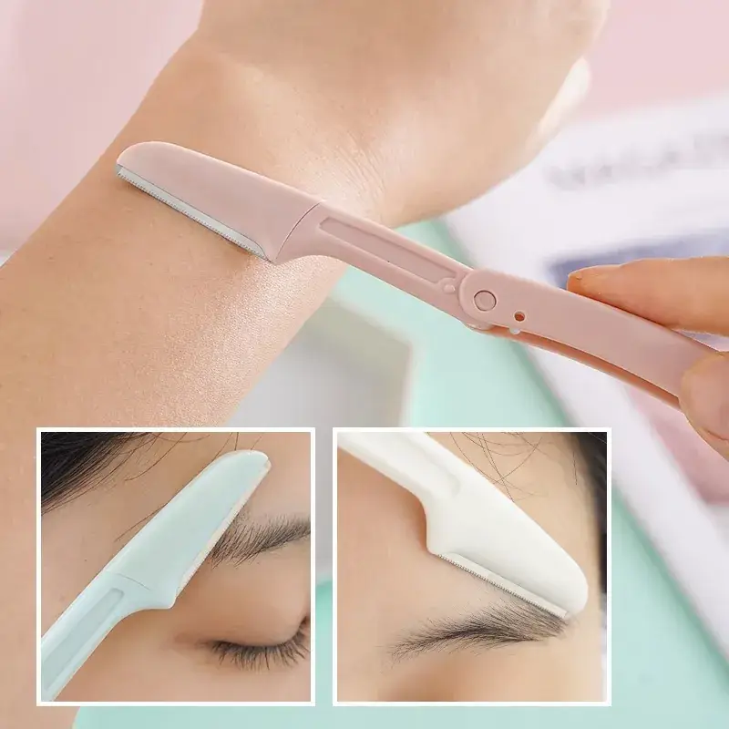 Pink Eyebrow Scraping Blade for Beginners - Image 6
