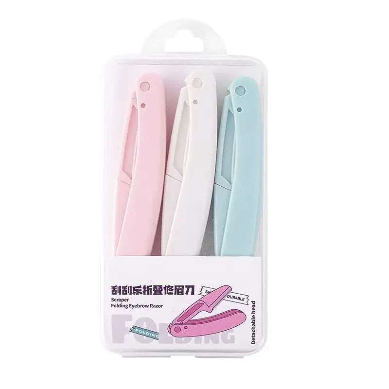 Pink Eyebrow Scraping Blade for Beginners - Image 7
