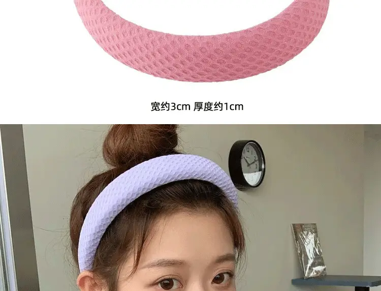 Pink Sponges Multi Color Wholesale Headband Sponges — feature 11