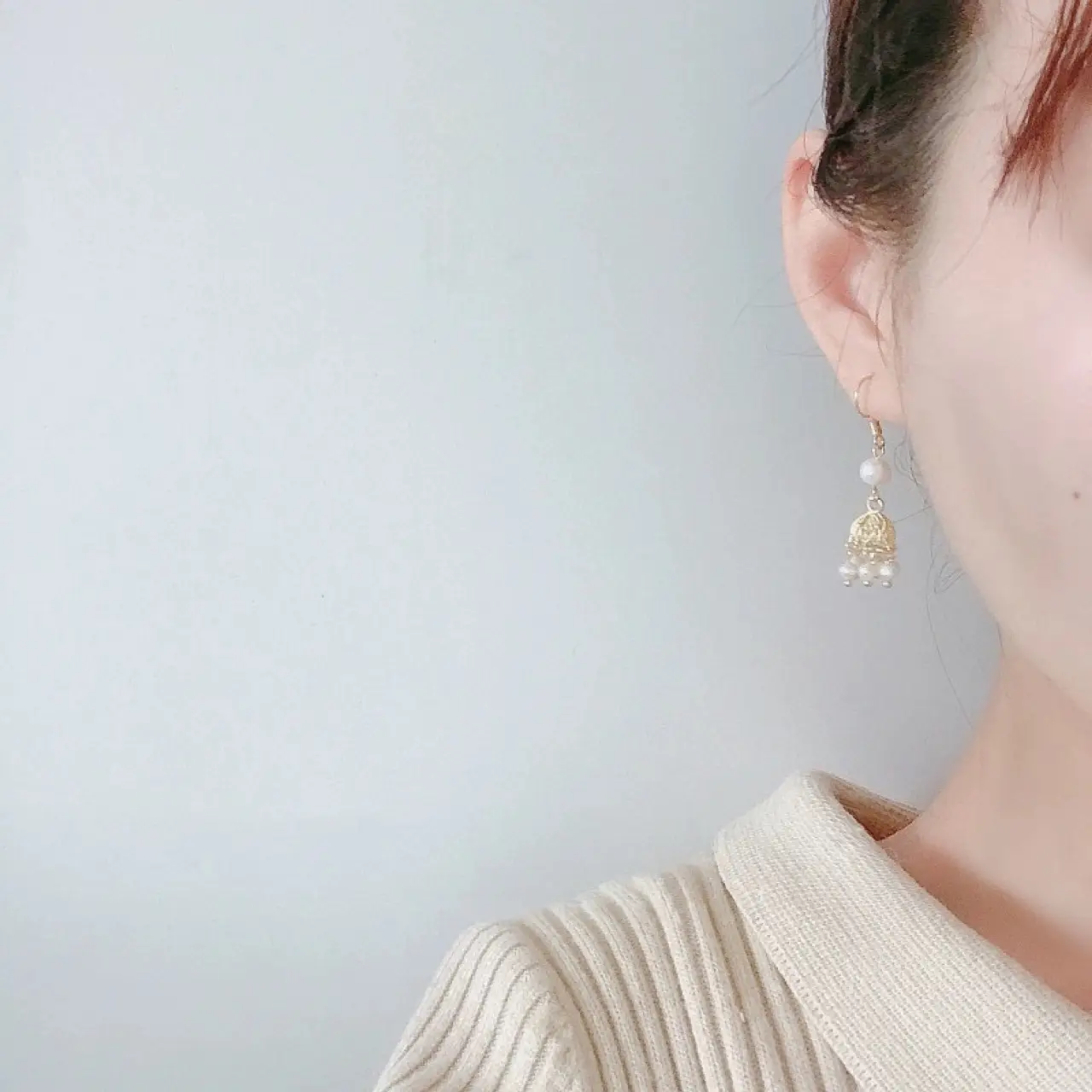 Vintage Pearl Earrings for Women Elegant Court Tassel Design - Image 2