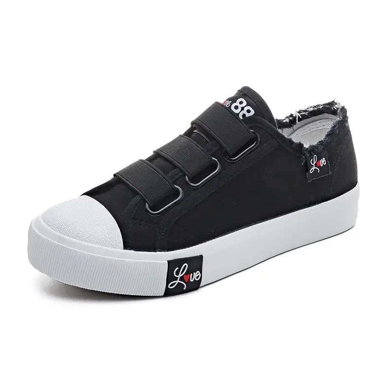 Women Pink Velvet Velcro Casual Sneakers 2024 - Image 8