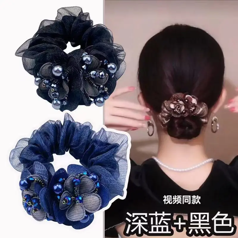 Red Beaded Hair Band for Women - Image 7
