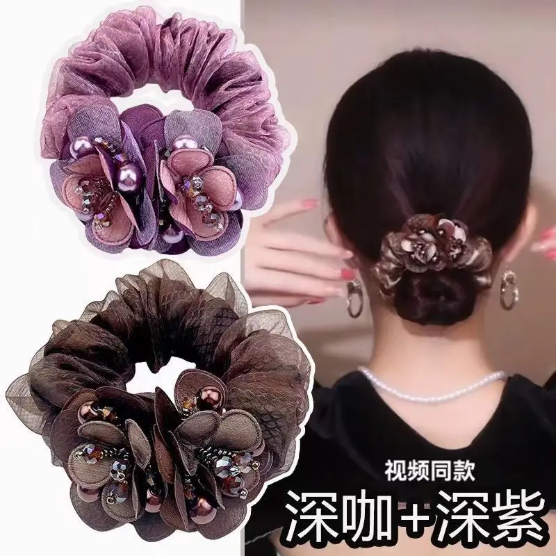 Red Beaded Hair Band for Women — feature 1