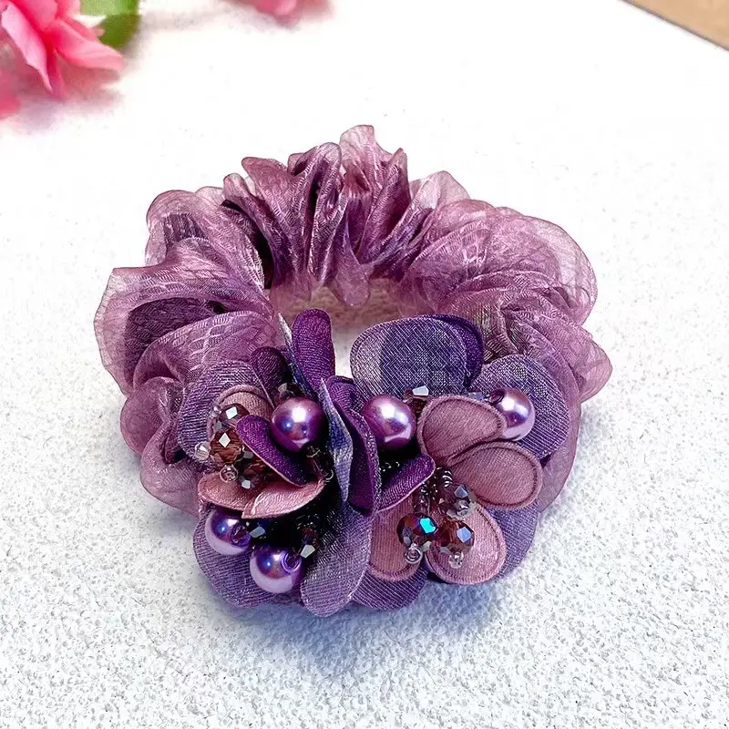 Red Beaded Hair Band for Women — feature 8