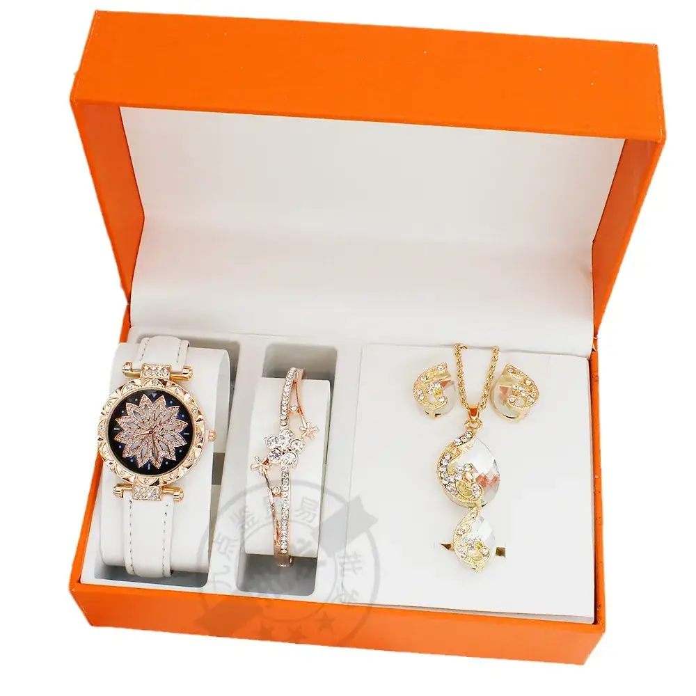 Foreign Trade Watch Set for Women Gold Plated Crystal Jewelry - Image 6