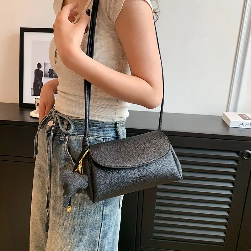 Women's Small Crossbody Bag Brown Leather 2025