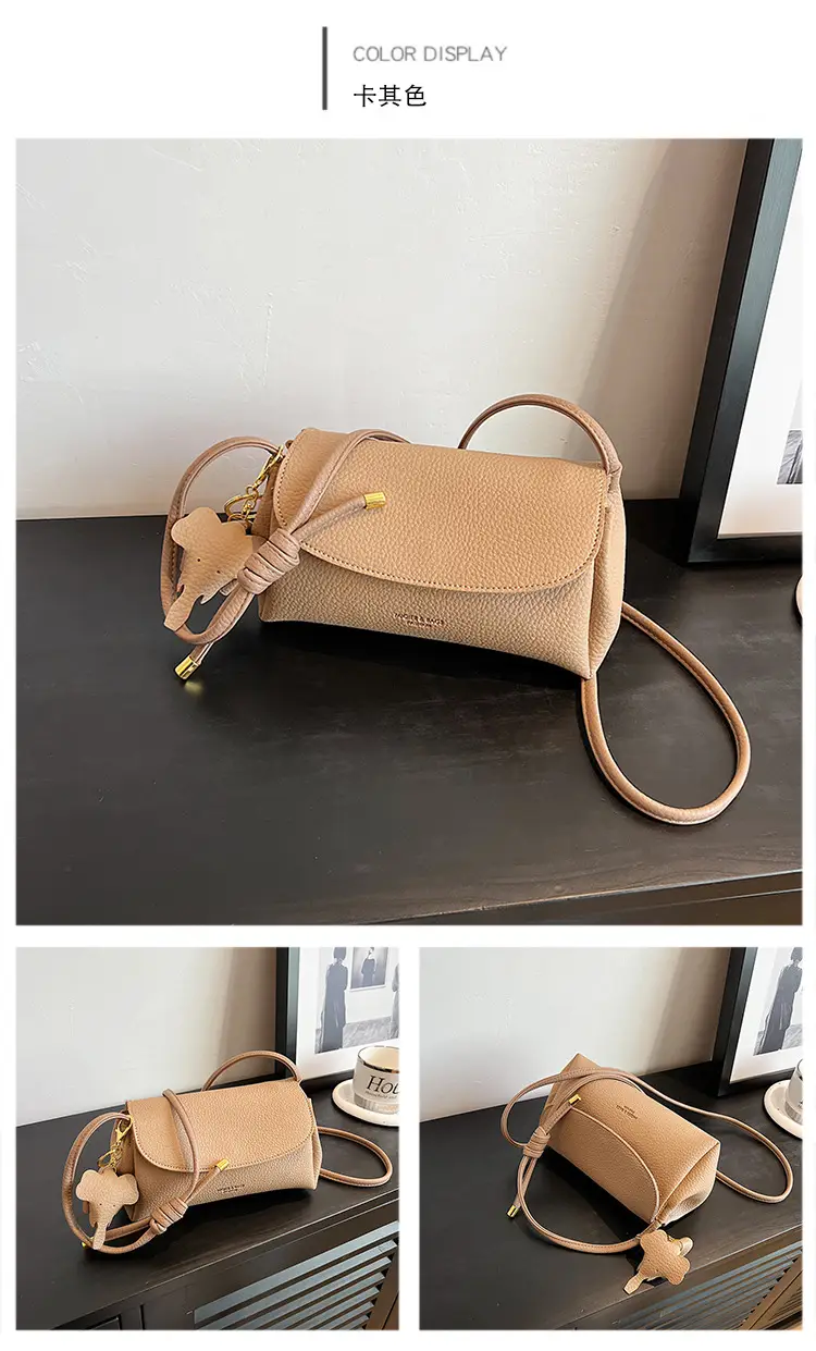 Women's Small Crossbody Bag Brown Leather 2025 — feature 14