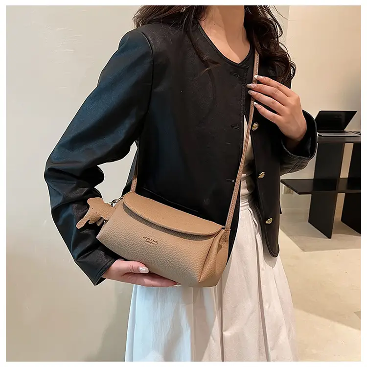 Women's Small Crossbody Bag Brown Leather 2025 — feature 20