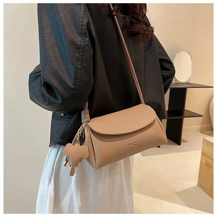 Women's Small Crossbody Bag Brown Leather 2025 — feature 21