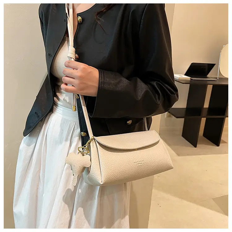 Women's Small Crossbody Bag Brown Leather 2025 — feature 22