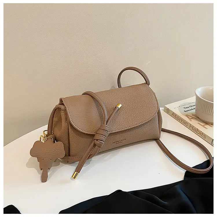 Women's Small Crossbody Bag Brown Leather 2025 — feature 37