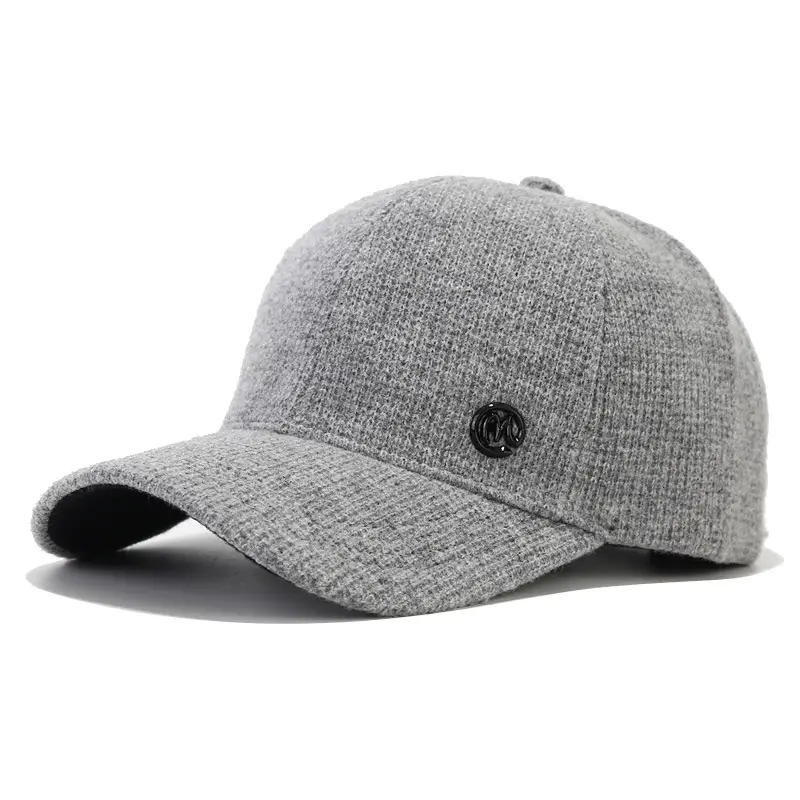 Beige K-Style Baseball Cap with Curved Brim - Image 2