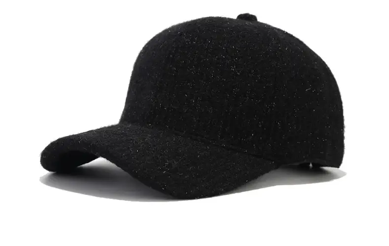 Grey Knitted Baseball Cap for Men Women Winter Warm — feature 7