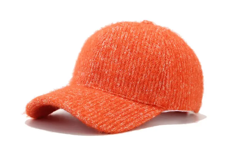 Grey Knitted Baseball Cap for Men Women Winter Warm — feature 8
