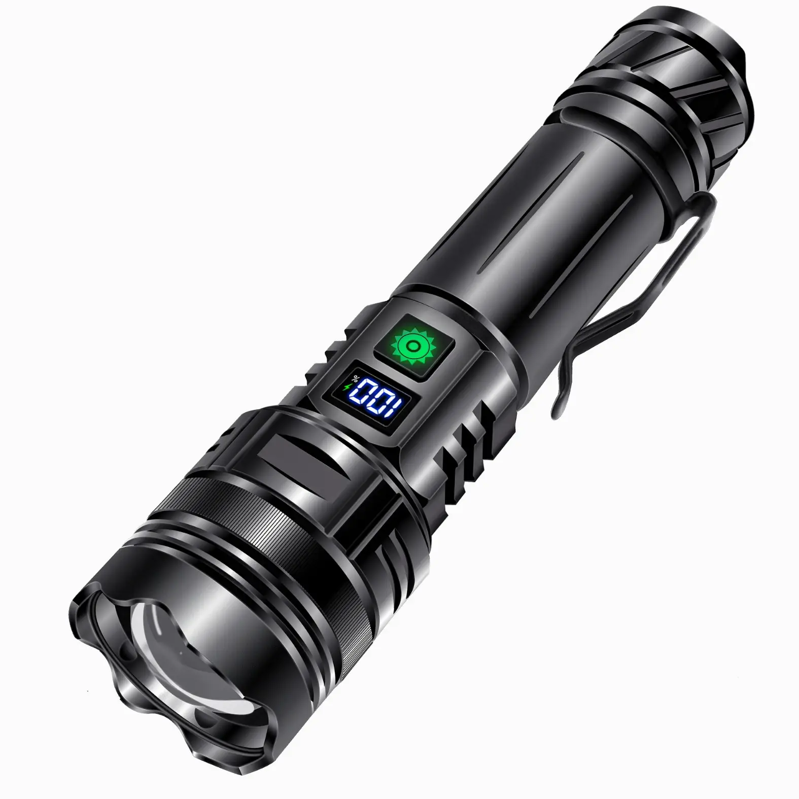 Laser Flashlight Super Bright Portable Flood Prevention Emergency Self Defense