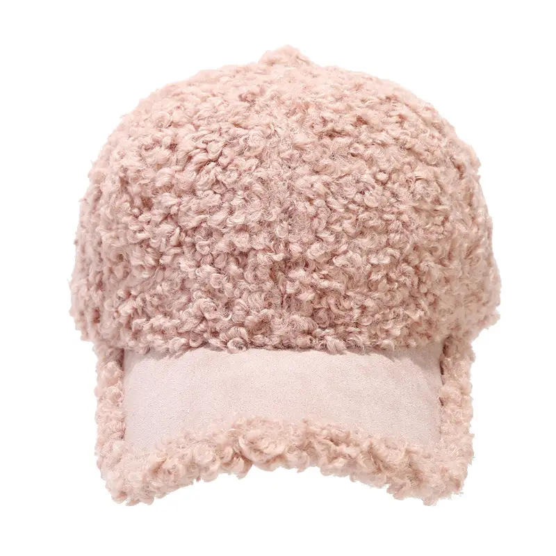 Autumn Wool Beanie with Fur Trim - Image 3