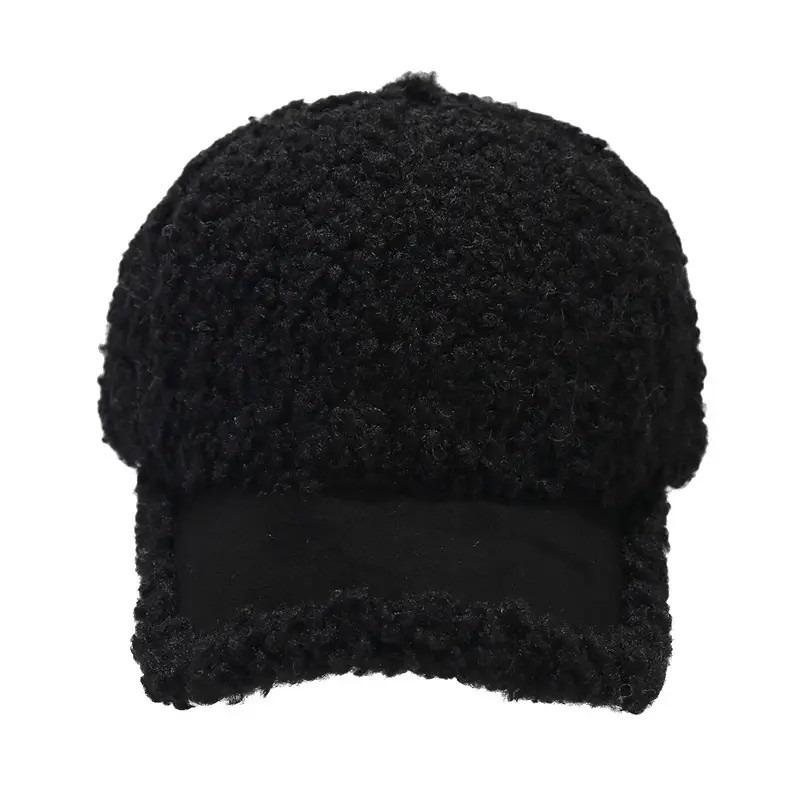 Autumn Wool Beanie with Fur Trim - Image 5