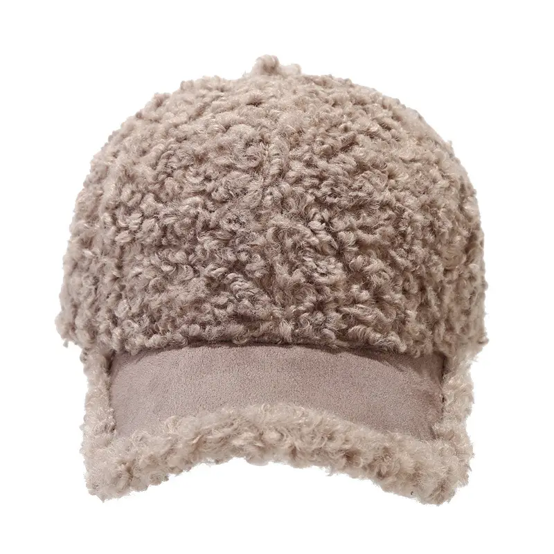 Autumn Wool Beanie with Fur Trim - Image 2