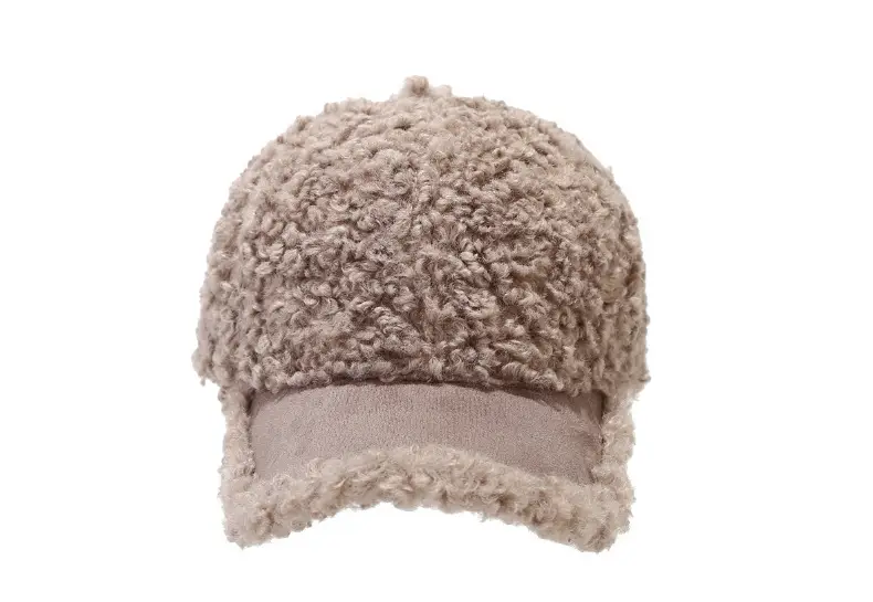 Autumn Wool Beanie with Fur Trim — feature 8