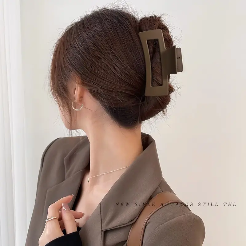 Women's Large Hair Clip Back Head High-Gold Clip - Image 8