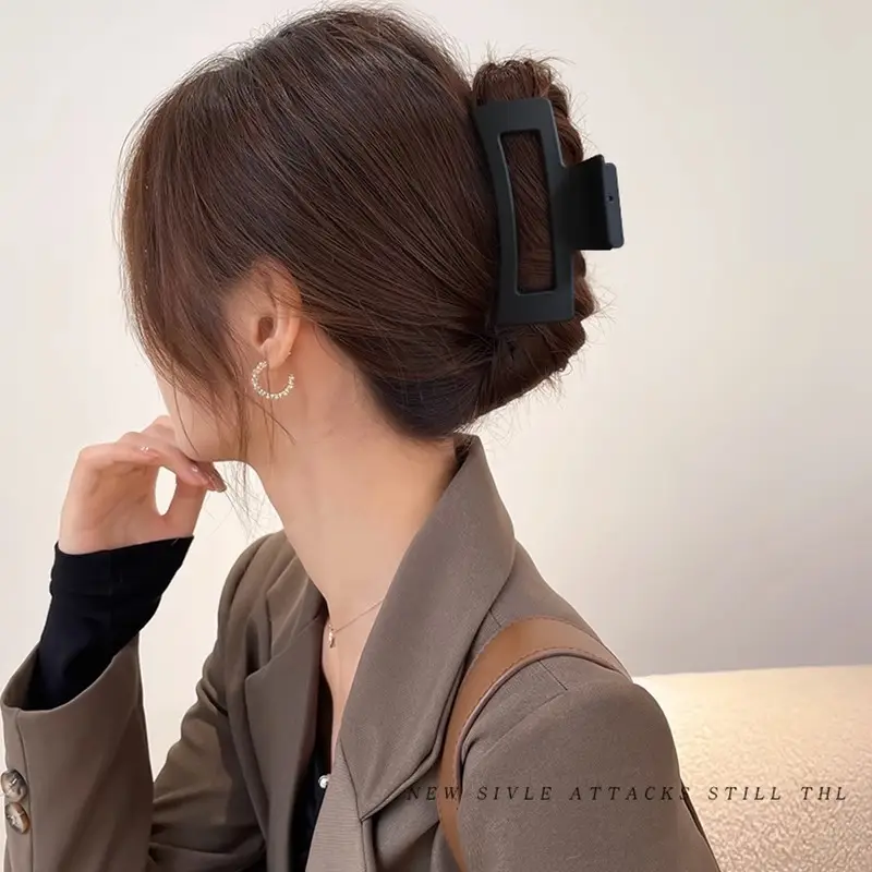 Women's Large Hair Clip Back Head High-Gold Clip - Image 9