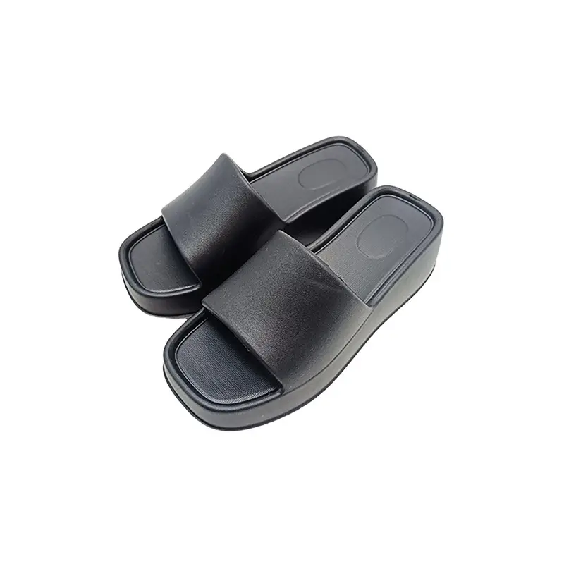 Women's Pink Wedge Flip Flops 2023 Summer