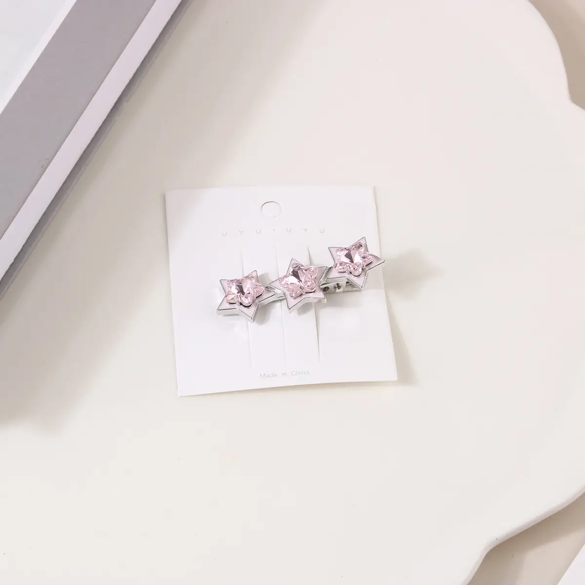 Pink Heart Star Metal Hairpin Sweet Cool Girly Style Y2K Bangs Side Clip New Hairpin Hair Accessories - Image 4