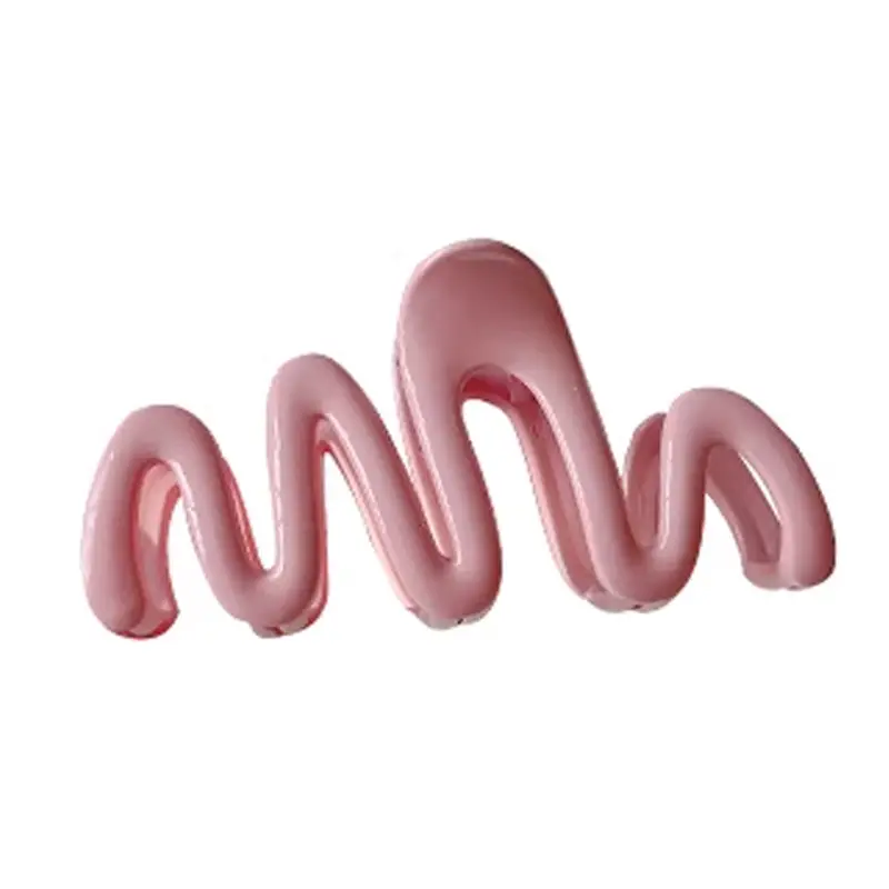 Candy Color Wave Hair Clip for Back Head Updo - Image 12