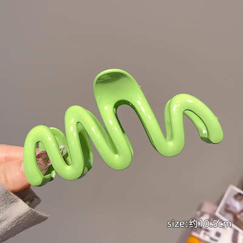 Candy Color Wave Hair Clip for Back Head Updo - Image 6