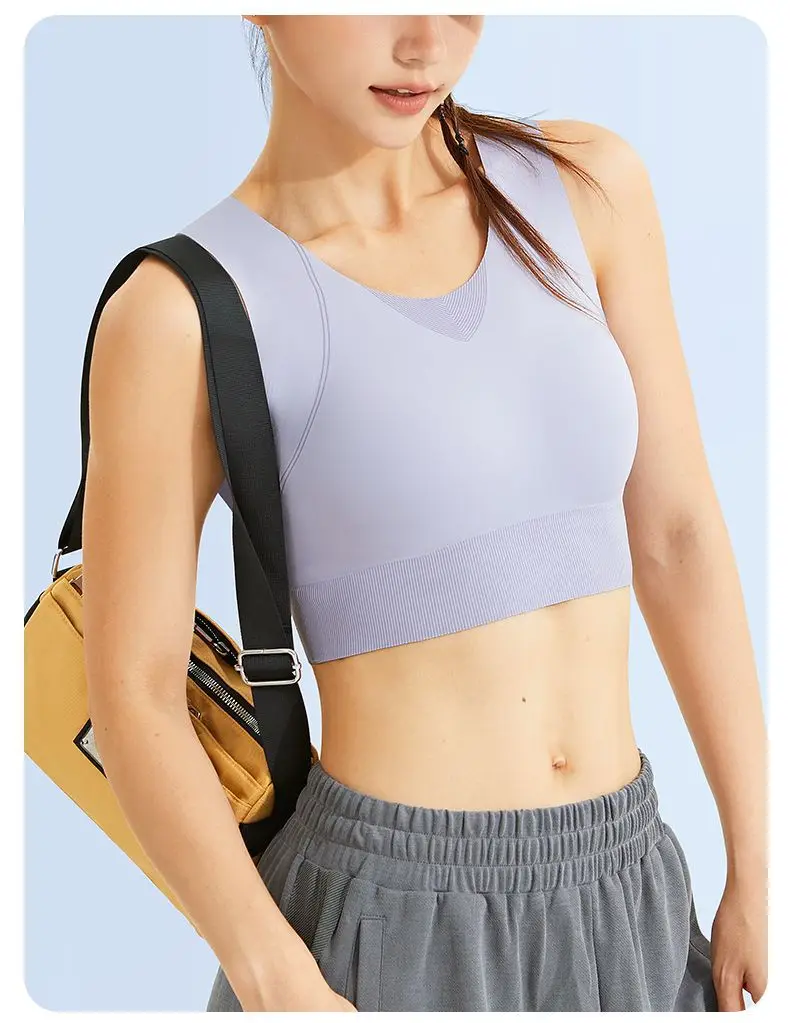 Women's All-In-One Sports Vest Shock-Proof Yoga Bra — feature 22